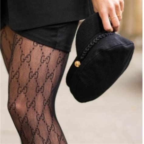 gucci strumpfhose weiß